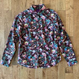 Simon’s blooming print long sleeve shirt made with Liberty fabric